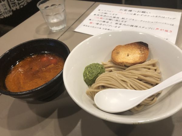 「海老トマトつけ麺」@つけ麺 五ノ神製作所の写真