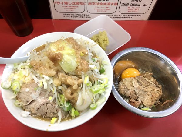 「ラーメン￥780＋生姜￥30＋スキヤキ￥100」@ラーメン一心の写真