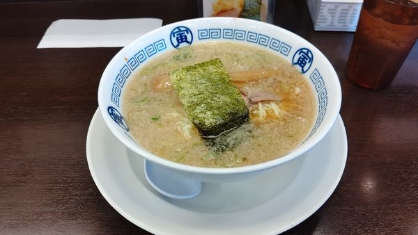「寅そば+味玉+替玉 638円」@中華そば 寅 柄沢店の写真