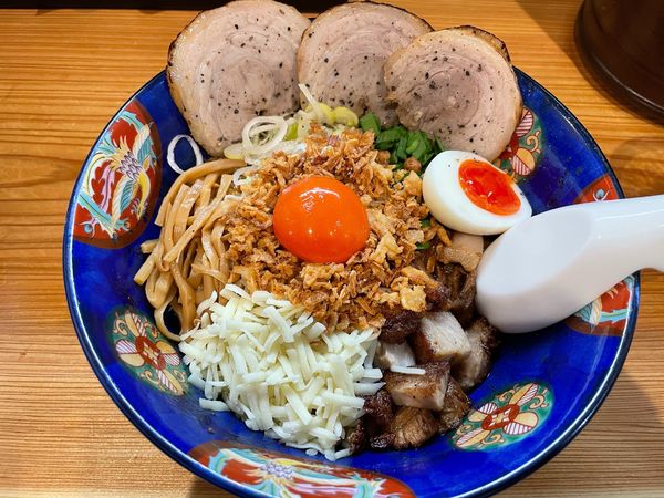 「特製手揉みまぜそば」@麺FACTORY JAWS 2ndの写真