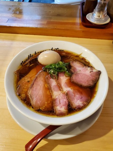 「醤油　煮玉子チャーシュー」@麺庵ちとせの写真