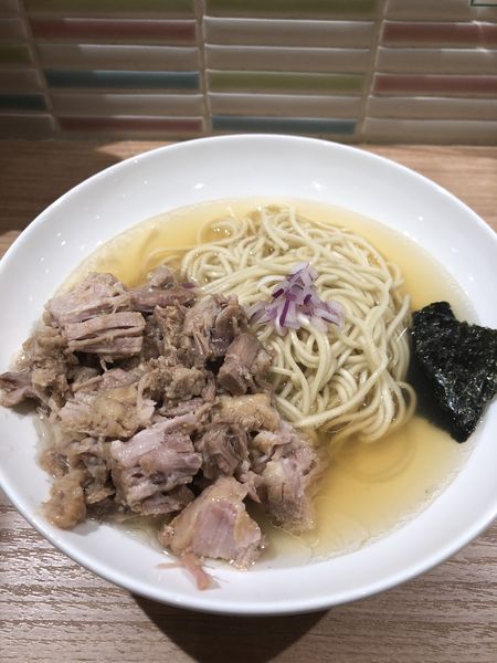 「肉しおにぼ900円➕肉増し(岩中豚)250円」@煮干し Noodles Nibo Nibo Cinoの写真