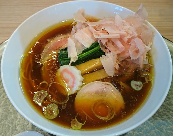 「極上かつお節の中華そば ￥1100」@中華そば 深緑の写真