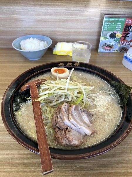 「定番　ライス」@ラーメン青木亭 八潮店の写真