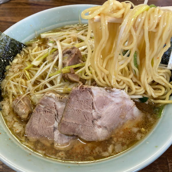 「黒白酢ネギラーメン」@ラーメンショップ 厚木店の写真