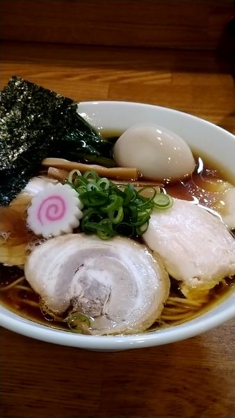 「特製軍鶏しなそば（大盛り）」@しなそば 天味の写真