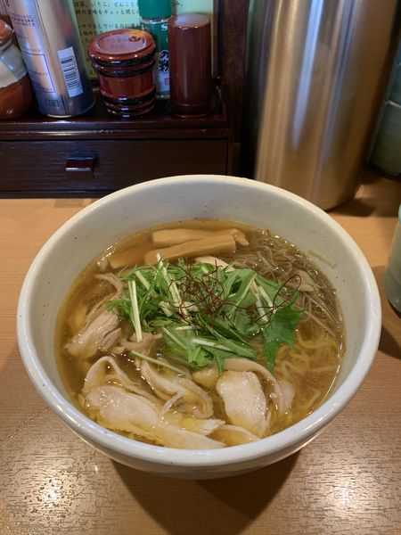 「鶏中華（温）」@肉そば 鶏中華 最上川の写真