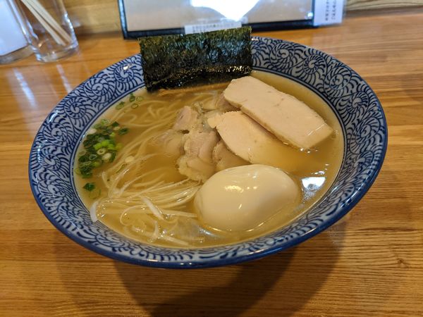 「味玉そば(塩)」@中華そば 瓢の写真