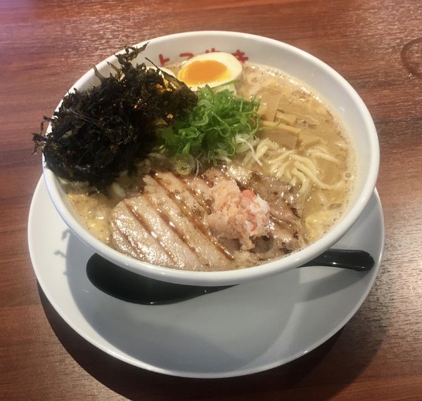 「カニ玉カニ身入り」@カニらーめん よこ歩きの写真