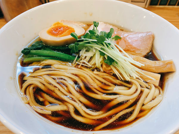 「生姜醤油麺」@ほっこり中華そば もつけの写真