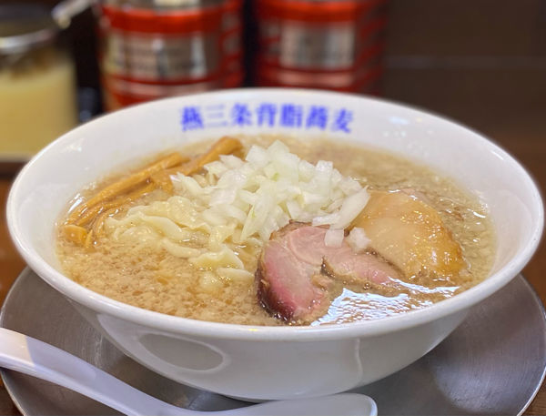 「背脂煮干しそば780円」@燕三条中華そば ぎと家 武里本店の写真