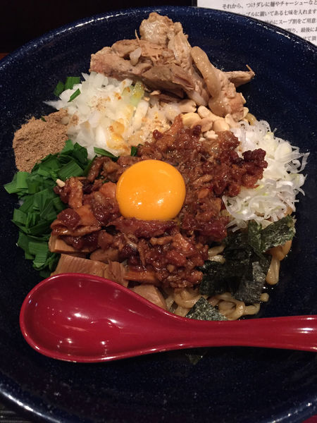 「まぜそば」@つけ麺 繁田の写真