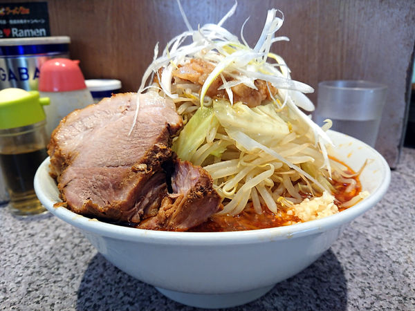 「辛いラーメン(並盛)」@ラーメン宮郎の写真