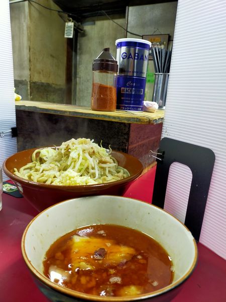 「大つけ600g（熱盛り・にんにく）」@蓮爾 登戸店の写真