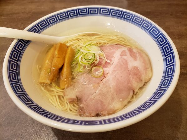 「淡麗鶏そば-塩（朝限定）」@景勝軒 伊勢崎総本店の写真