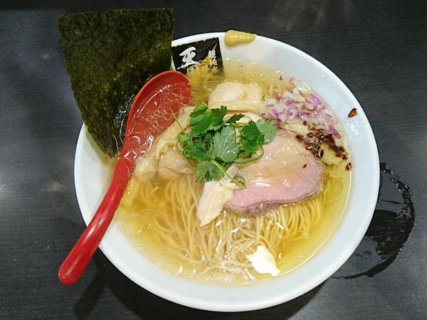 「鶏白醤油(大盛無料)」@超純水採麺 天国屋の写真