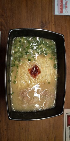 「100%とんこつ不使用ラーメン」@一蘭 西新宿店の写真