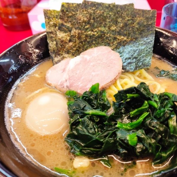 「ラーメン（650円）+味玉（100円）」@家系ラーメン 佐々喜家の写真
