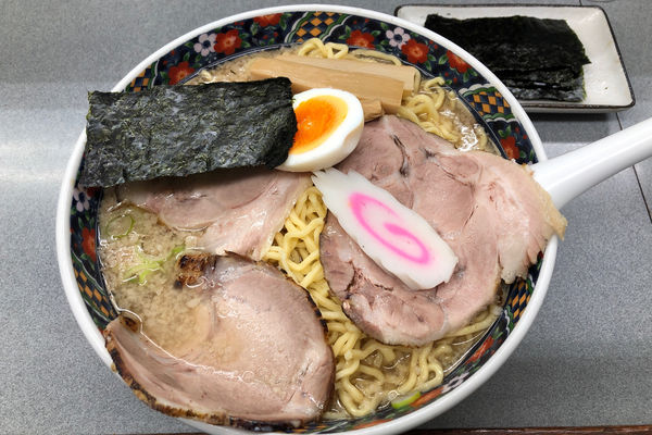 「塩拉麺(大盛)980円+海苔100円」@玉川大盛軒の写真