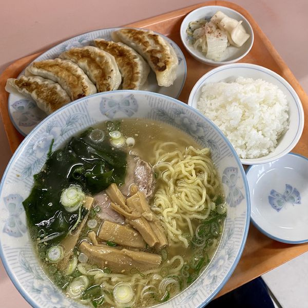「ラーメンセットA（塩）」@らーめんハウス かざぐるまの写真