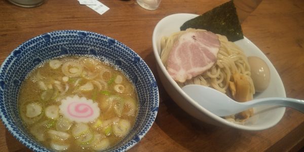 「つけ麺＆味玉」@舎鈴 ビーンズ武蔵浦和店の写真