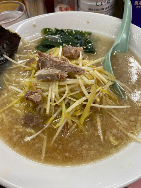 「ネギラーメン➕麺固め」@ラーメン かいざんの写真
