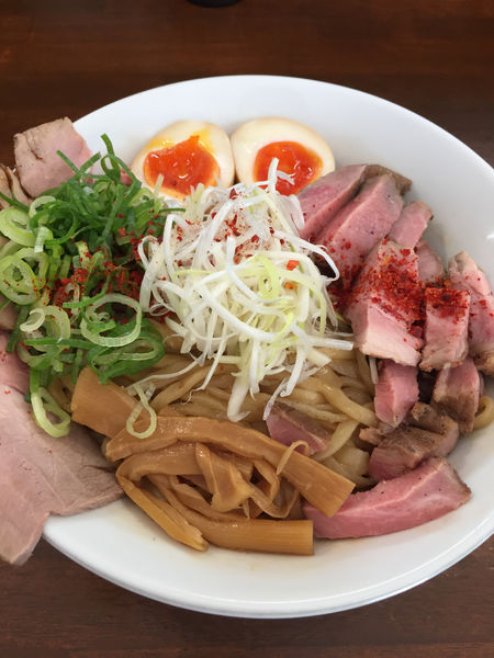 「特製煮干まぜそば（大盛）」@らーめん 香澄 阿波座本店の写真