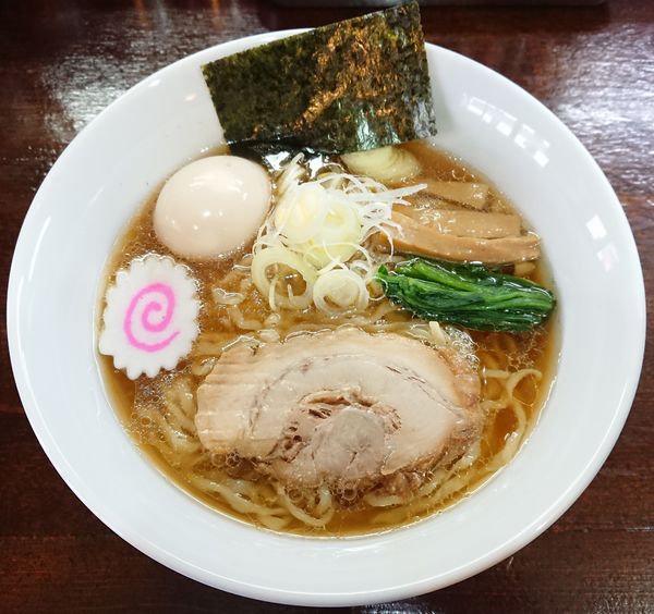 「手揉み中華そば＋味玉」@麺処 むら井の写真