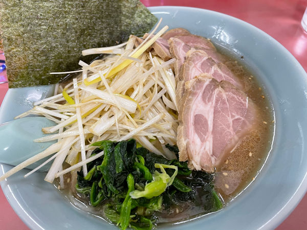 「味噌ネギチャーシュー(麺固め、脂多め)」@山下家の写真