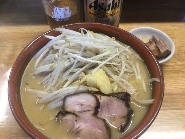 「味噌らーめん・もやし大盛(¥800)」@味噌っ子 ふっくの写真