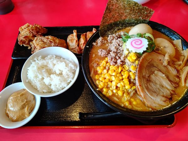 「七福ラーメン(並盛・150g)1,485円→1,078円」@百年味噌ラーメン マルキン本舗 高崎店の写真