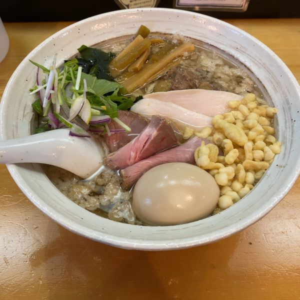「特製背脂いりこそば 1050円」@讃岐ラーメン 香麦の写真