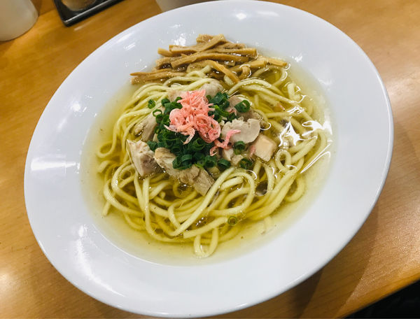 「【限定】朝の中華そば(海老・塩)」@麺や 遊大の写真