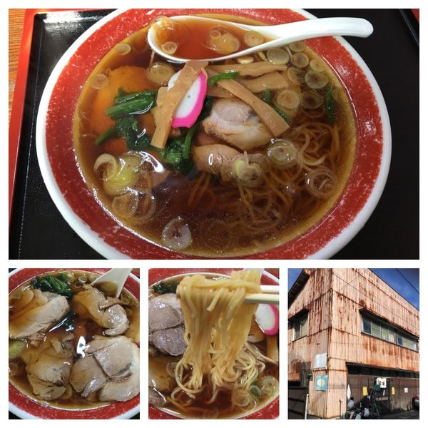 「チャーシューメン 450円」@食堂 栄安の写真