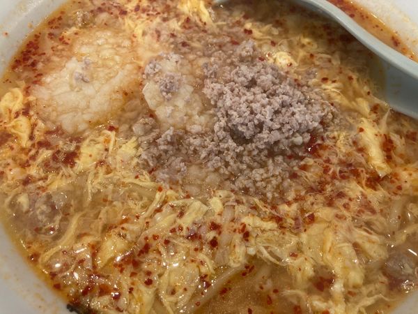 「タンタンメン（大）＋ひき肉ダブル＋ニンニクトリプル」@元祖ニュータンタンメン本舗 本店京町店の写真