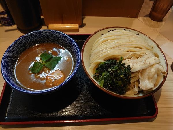 「濃厚つけ麺 小結(大盛350g)900円」@らー麺土俵 鶴嶺峰の写真