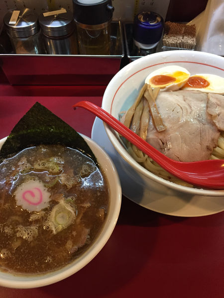 「特製東京醤油つけそば」@麺一盃の写真