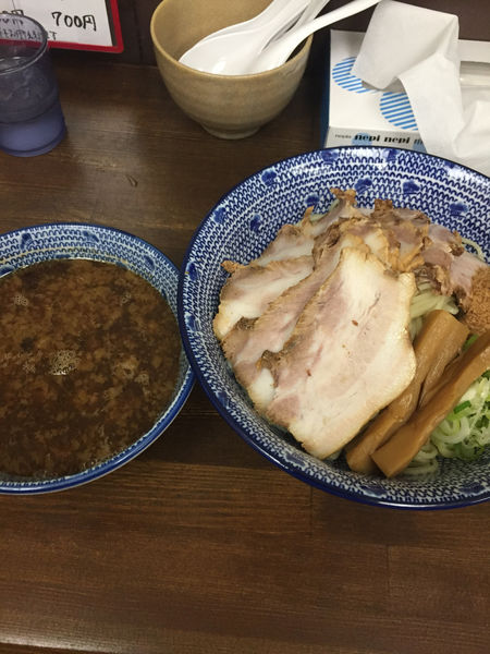 「つけ麺肉増し（大）」@なかた屋の写真