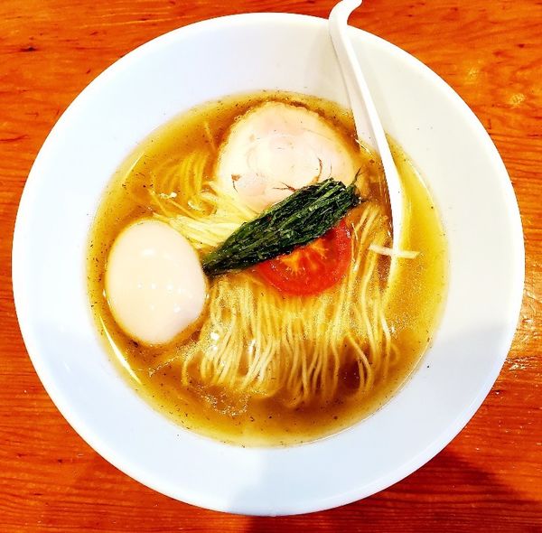 「ブルーズセット+たまご」@麺屋 ブルーズの写真