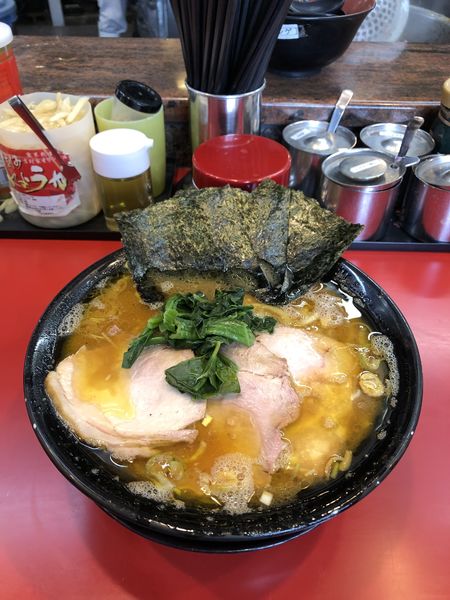 「中盛チャーシューメン（脂多め）　ライス」@環2家の写真