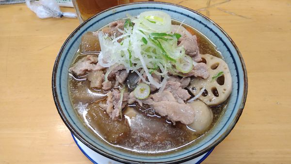 「俺の根野菜けんちん岩手鴨しゃぶ乗せ+大海老小天丼」@MENYA 食い味の道有楽の写真