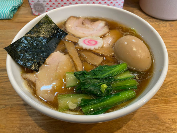 「チャーシュー麺　＋　青菜　＋　味玉」@らーめん いろはやの写真