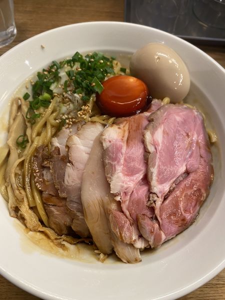 「特製まぜそば　1200円」@中華蕎麦 蘭鋳の写真