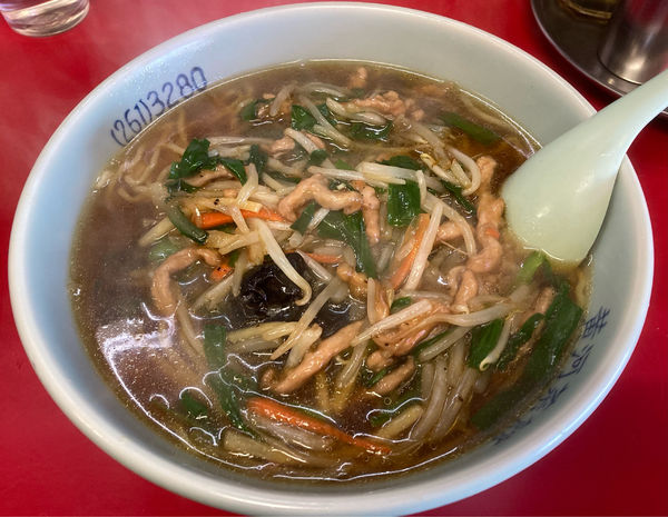 「肉ニララーメン　750円也」@黄河菜館の写真