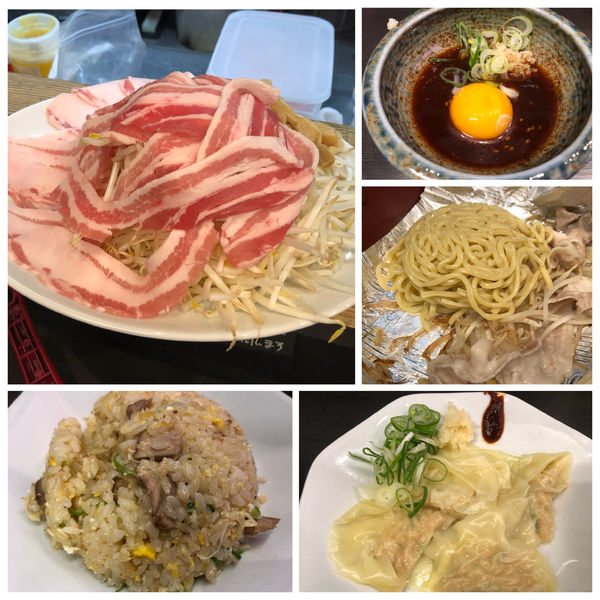 「【限定】焼つけ麺880円ミニ炒飯380円ワンタン300円」@メンショップ アキラの写真