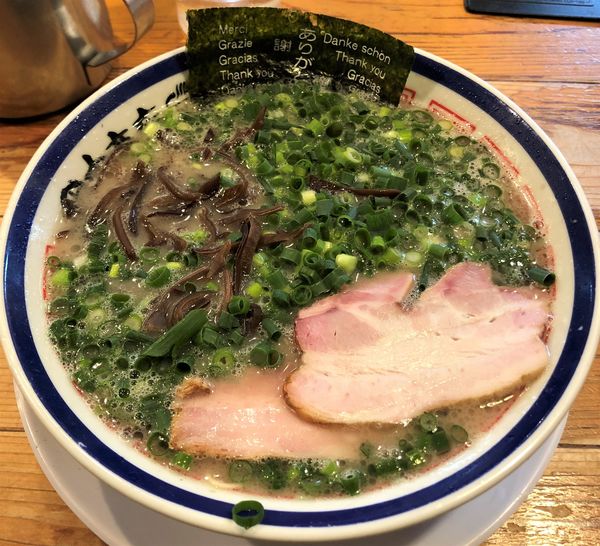 「ねぎらーめん」@博多長浜らーめん 田中商店の写真