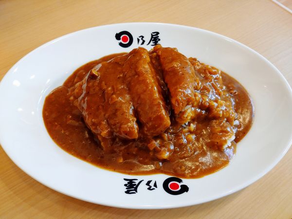「名代上メンチカレー（860円）＋大盛り（0円）」@日乃屋カレー 大森店の写真