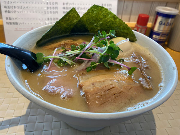 「特製TRIOそば塩味1,050円＋大盛50円」@らーめん 和なり TRIOの写真