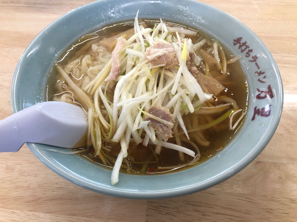 「ネギラーメン」@手打ちラーメン 万里の写真