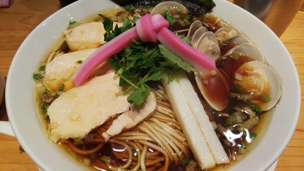 「蛤SOBA」@Ginza Noodles むぎとオリーブの写真